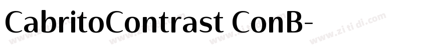 CabritoContrast ConB字体转换